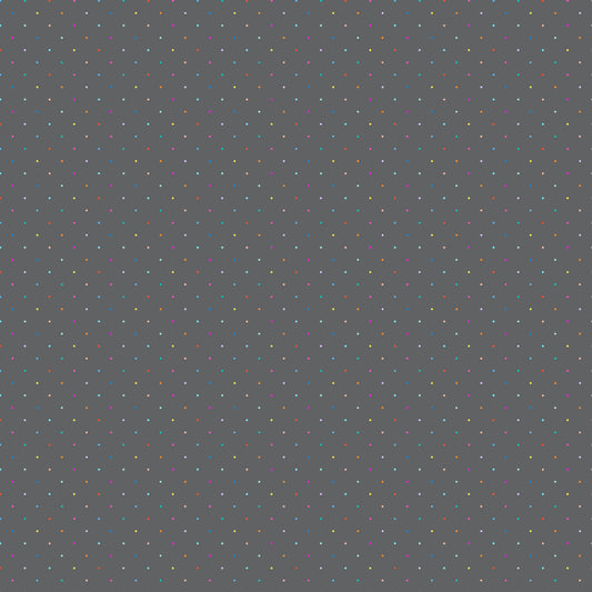 Ditsy Dots - Gray Multi