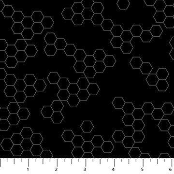 Hexies - Black Gray