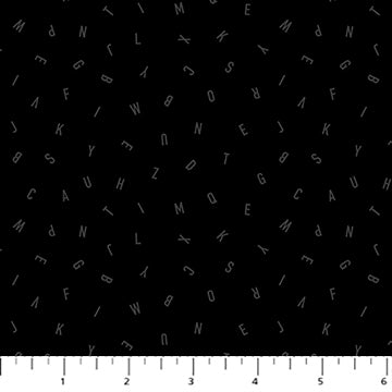 Letters - Black Gray