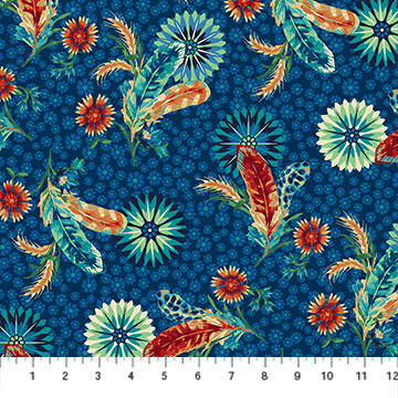 Country Corsage - Navy Multi