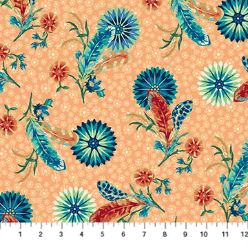 Country Corsage - Peach Multi