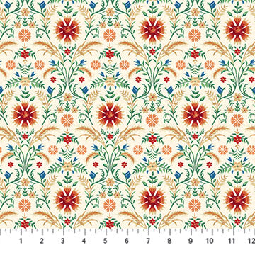 Posey Parade - Cream Multi