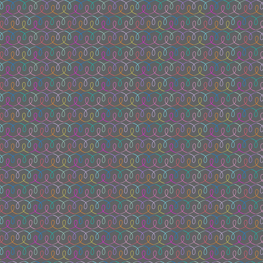 Ribbons - Gray Multi